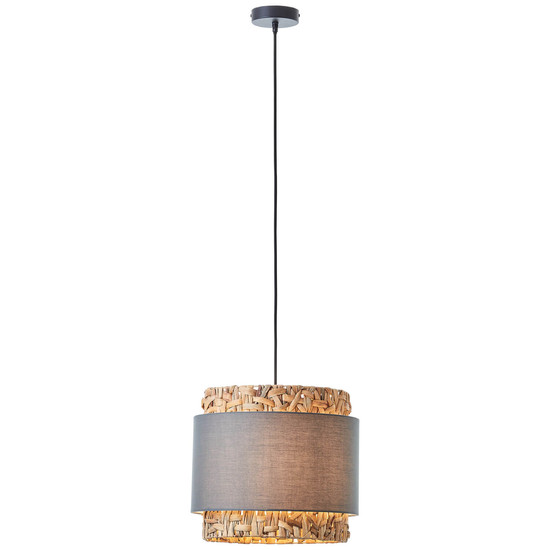 Brilliant Waterlilly Pendelleuchte, 1-flammig E27 Grau Beige 99826/22