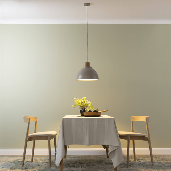 Brilliant Erena Pendelleuchte 38cm E27 Taupe FSC® 99836/20
