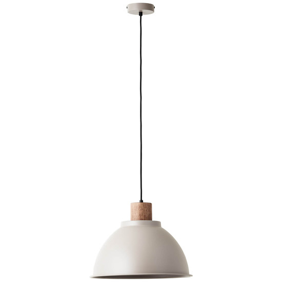 Brilliant Erena Pendelleuchte 38cm E27 Taupe FSC® 99836/20