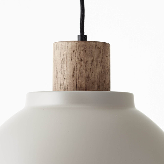 Brilliant Erena Pendelleuchte 38cm E27 Taupe FSC® 99836/20