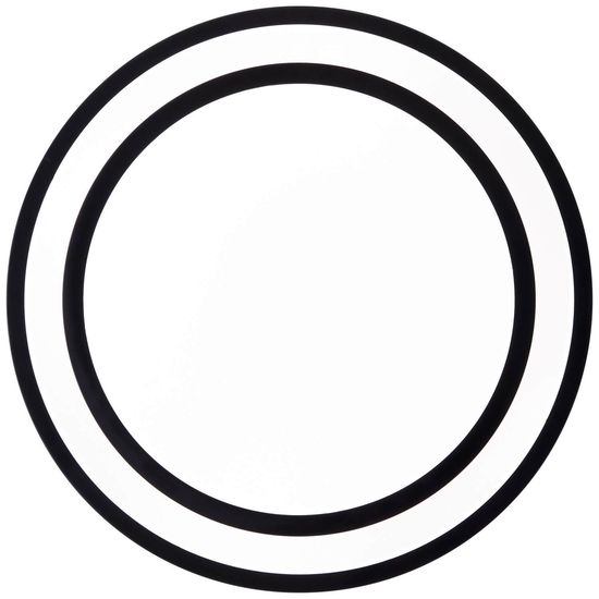 Brilliant Luciano LED Wand- und Deckenleuchte 49cm 36W Schwarz Weiß Timer, Nachtlicht G80564A76