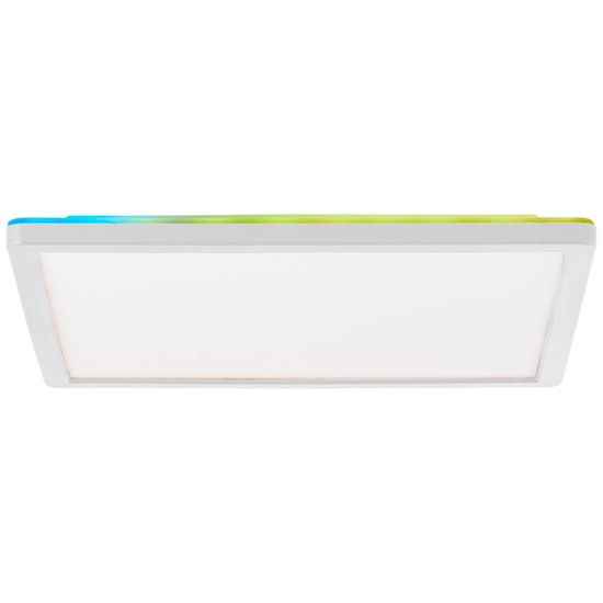 Brilliant Saltery LED Deckenaufbau-Paneel 30x30cm 20W Weiß Nachtlicht, Timer G99780/05
