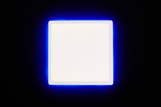 Brilliant Saltery LED Deckenaufbau-Paneel 30x30cm 20W Weiß Nachtlicht, Timer G99780/05