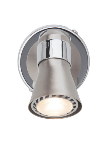 Brilliant Sanny LED Wandspot GU10 7W/3W Warmweiß Eisen Chrom G15410/77