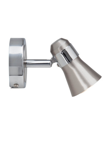 Brilliant Sanny LED Wandspot GU10 7W/3W Warmweiß Eisen Chrom G15410/77