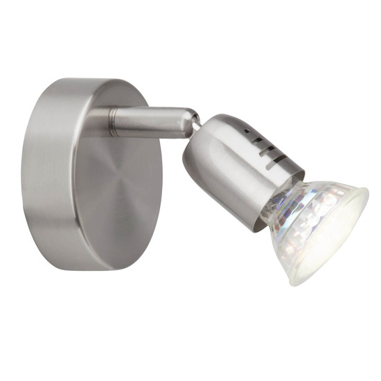 Brilliant Loona LED Wandspot GU10 3W/3W Warmweiß Eisen G28810/13