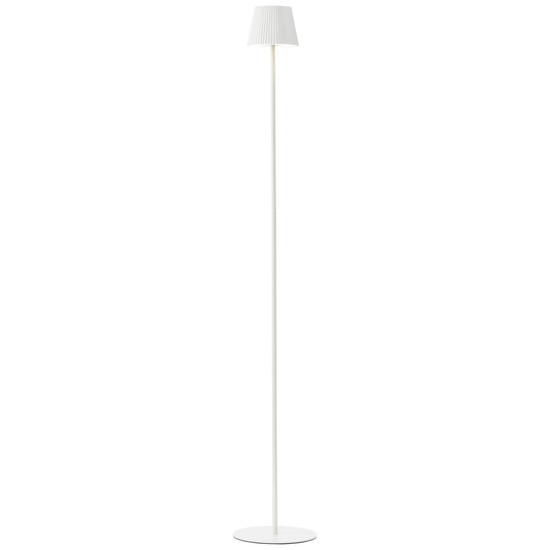 Brilliant Macobo LED Außenstandleuchte 125cm 3,4W Warmweiß IP54 Weiß Matt G40445/75