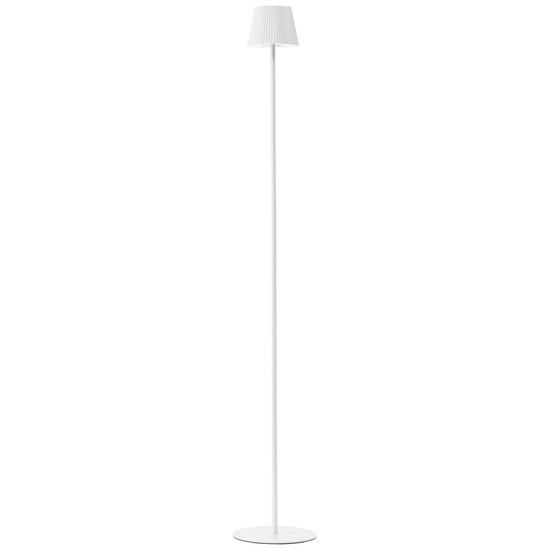 Brilliant Macobo LED Außenstandleuchte 125cm 3,4W Warmweiß IP54 Weiß Matt G40445/75