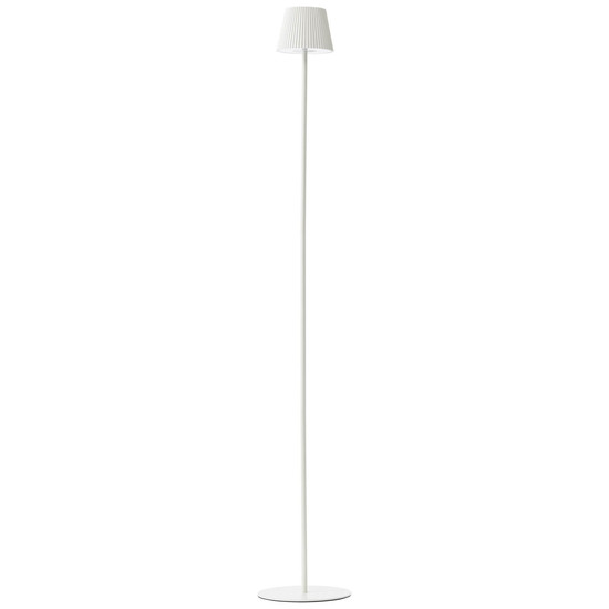Brilliant Macobo LED Außenstandleuchte 125cm 3,4W Warmweiß IP54 Weiß Matt G40445/75