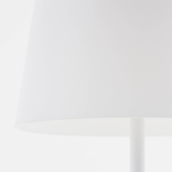 Brilliant Cappo LED Außentischleuchte 38cm 2,5W Warmweiß IP44 Weiß USB, Memory Funktion G40882/05