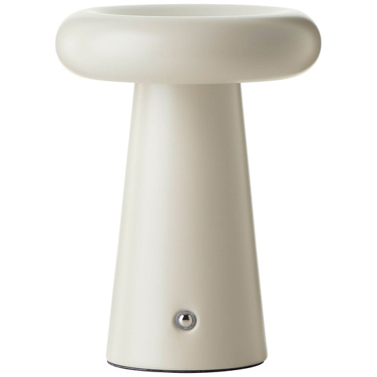 Brilliant Muffin LED Außentischleuchte 18,5cm 3W Warmweiß IP44 Beige USB G40895/09