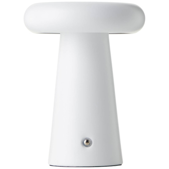 Brilliant Muffin LED Außentischleuchte 18,5cm 3W Warmweiß IP44 Weiß Matt USB G40895/75