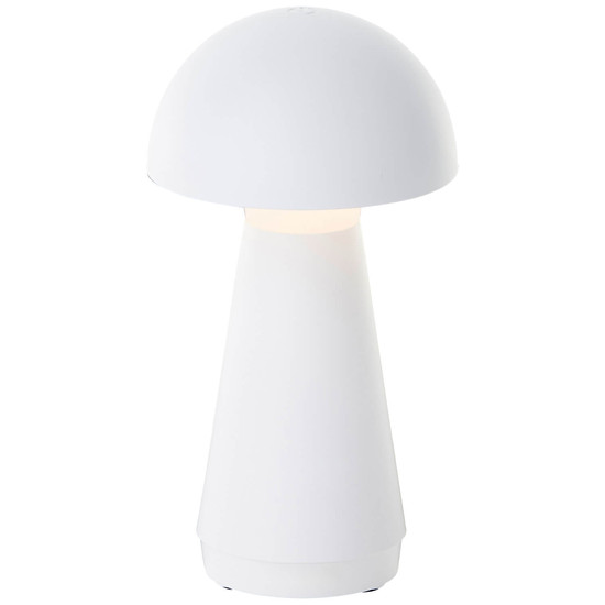 Brilliant Navabi LED Außentischleuchte 17,9cm 1,5W Warmweiß IP44 Weiß USB G40896/05