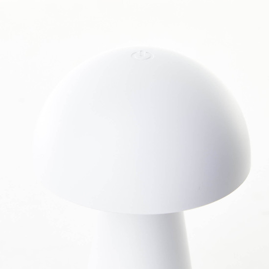 Brilliant Navabi LED Außentischleuchte 17,9cm 1,5W Warmweiß IP44 Weiß USB G40896/05