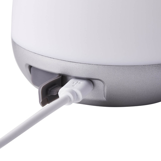 Brilliant Gemma LED Außentischleuchte 1,9W Warmweiß IP44 Weiß USB G40956/05