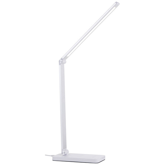 Brilliant Florence LED Tischleuchte 38cm 5W Weiß USB, Wireless charging G60090/05
