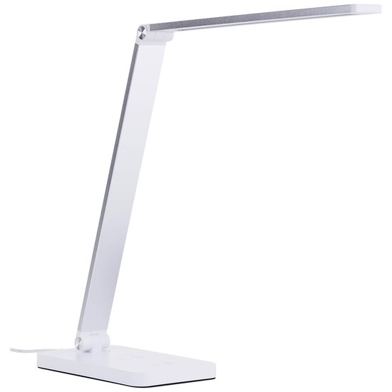 Brilliant Florence LED Tischleuchte 38cm 5W Weiß USB, Wireless charging G60090/05