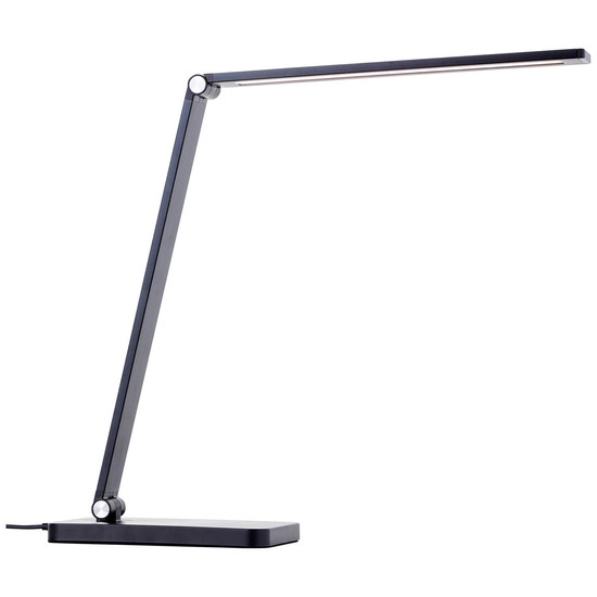 Brilliant Florence LED Tischleuchte 38cm 5W Schwarz USB, Wireless charging G60090/06