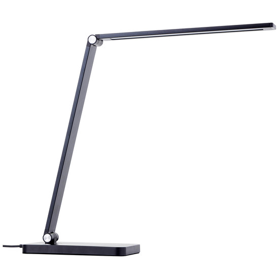 Brilliant Florence LED Tischleuchte 38cm 5W Schwarz USB, Wireless charging G60090/06