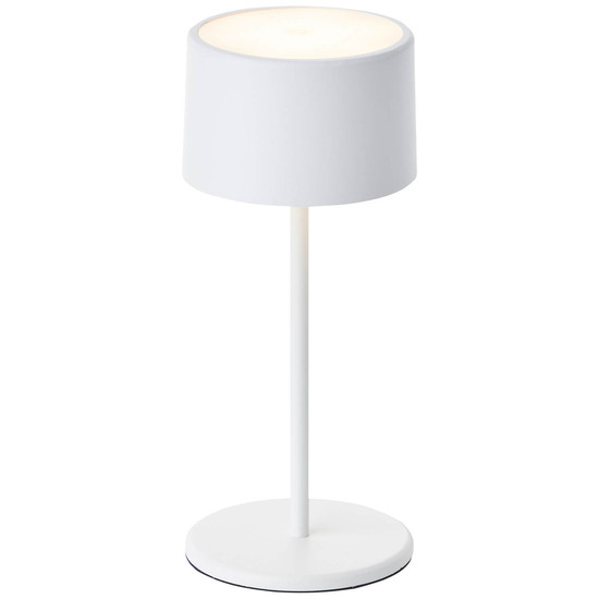 Brilliant Helio LED Tischleuchte LED 21cm 2W Warmweiß Weiß USB G60181A05