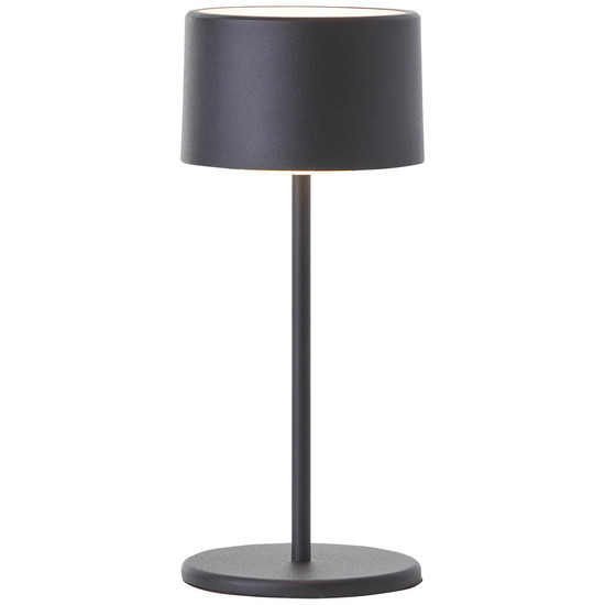 Brilliant Helio LED Tischleuchte LED 21cm 2W Warmweiß Schwarz USB G60181A06