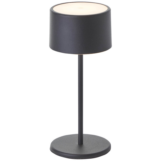 Brilliant Helio LED Tischleuchte LED 21cm 2W Warmweiß Schwarz USB G60181A06