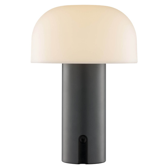 Brilliant Mattis LED Tischleuchte LED 21cm 2,5W Extra Warmweiss IP44 Grau Weiß G60305/22