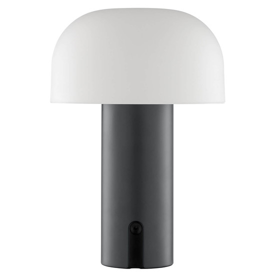 Brilliant Mattis LED Tischleuchte LED 21cm 2,5W Extra Warmweiss IP44 Grau Weiß G60305/22
