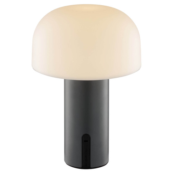 Brilliant Mattis LED Tischleuchte LED 21cm 2,5W Extra Warmweiss IP44 Grau Weiß G60305/22