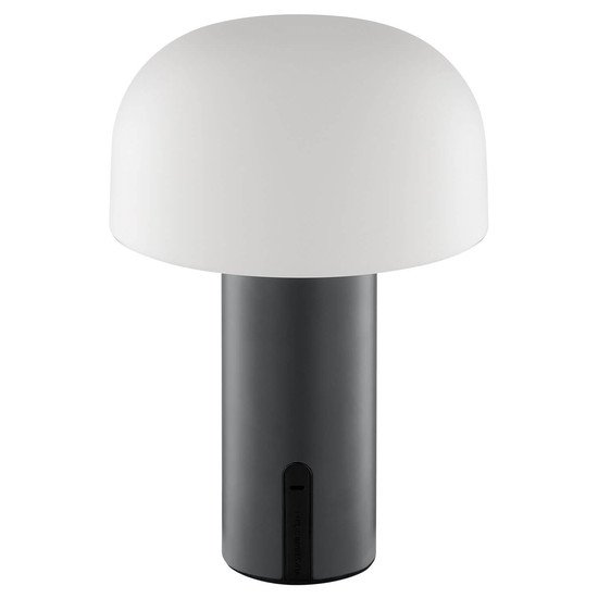 Brilliant Mattis LED Tischleuchte LED 21cm 2,5W Extra Warmweiss IP44 Grau Weiß G60305/22
