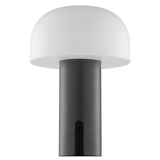 Brilliant Mattis LED Tischleuchte LED 21cm 2,5W Extra Warmweiss IP44 Grau Weiß G60305/22