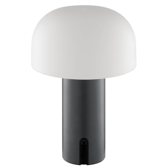 Brilliant Mattis LED Tischleuchte LED 21cm 2,5W Extra Warmweiss IP44 Grau Weiß G60305/22