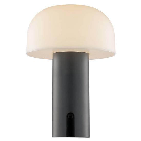 Brilliant Mattis LED Tischleuchte LED 21cm 2,5W Extra Warmweiss IP44 Grau Weiß G60305/22