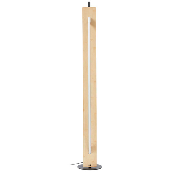 Brilliant Visby LED Stehleuchte 120cm 18W Warmweiß Schwarz Natur G70900/76