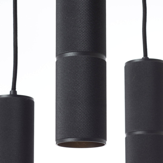 Brilliant Marty LED Pendelleuchte 3-flammig GU10 5W/5W Warmweiß Sand Schwarz G80051/76