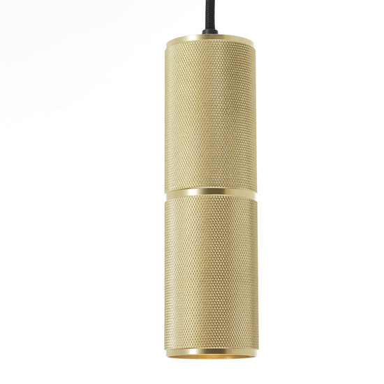 Brilliant Marty LED Pendelleuchte 4-flammig GU10 5W/5W Warmweiß Sand Schwarz Matt Gold G80052/86