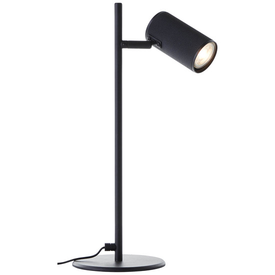 Brilliant Marty LED Tischleuchte 15cm GU10 5W/5W Warmweiß Sand Schwarz G80053/76