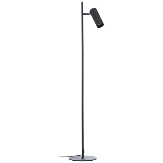 Brilliant Marty LED Stehleuchte 130cm GU10 5W/5W Warmweiß Sand Schwarz G80054/76