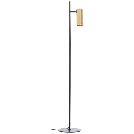 Brilliant Marty LED Stehleuchte 25cm GU10 5W/5W Warmweiß Sand Schwarz Matt Gold G80054/86