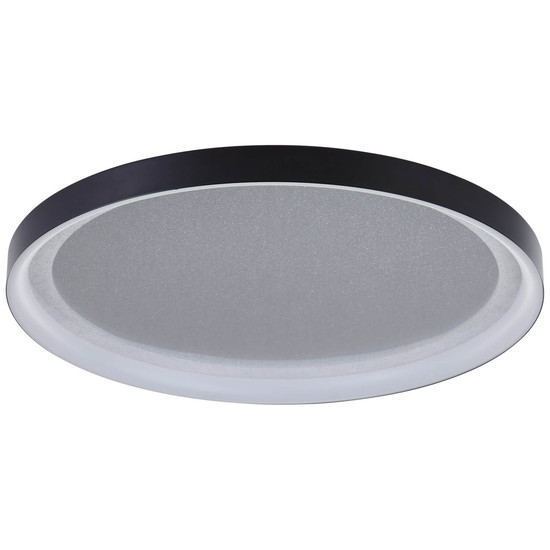 Brilliant Quito LED Deckenleuchte 42cm 30W Warmweiß Schwarz Glitzereffekt G80125/06