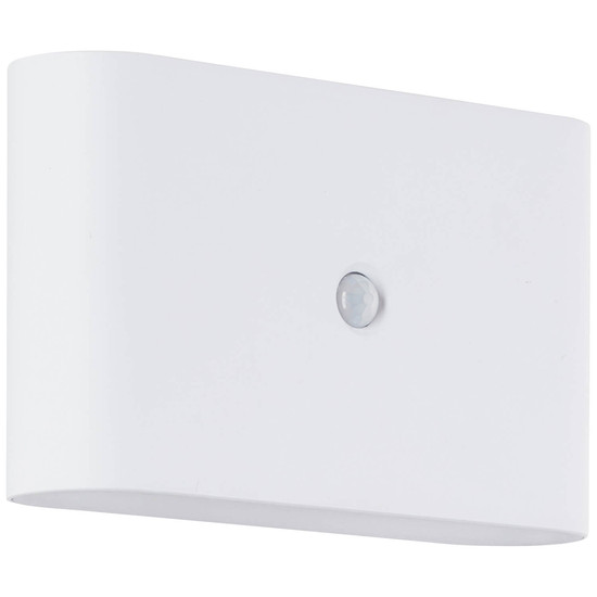 Brilliant Xino LED Außenwandleuchte mit Bewegungsmelder 3W Warmweiß IP44 Weiß Bewegungsmelder, USB, Magnet G80605/05