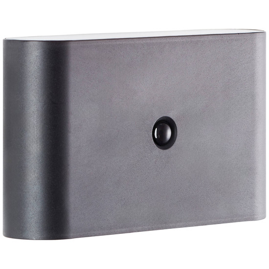 Brilliant Xino LED Außenwandleuchte mit Bewegungsmelder 3W Warmweiß IP44 Schwarz Bewegungsmelder, USB, Magnet G80605/06