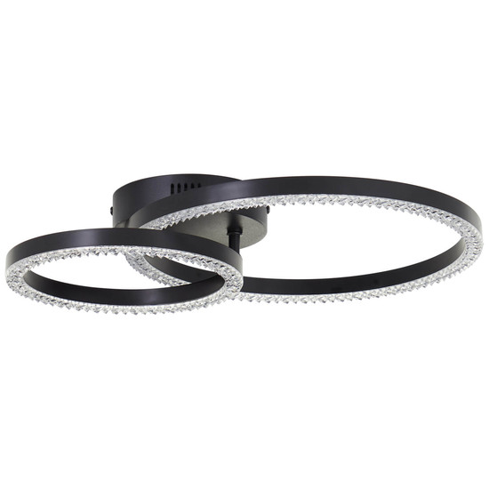 Brilliant Aurelia LED Deckenleuchte 30x40cm 20W Neutralweiß Schwarz G80766/06