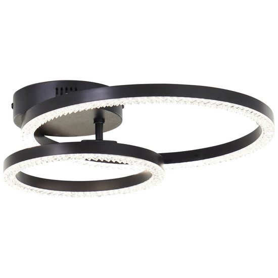 Brilliant Aurelia LED Deckenleuchte 30x40cm 20W Neutralweiß Schwarz G80766/06