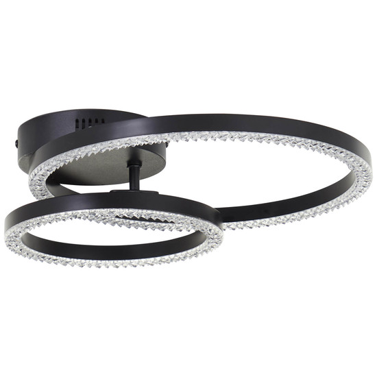 Brilliant Aurelia LED Deckenleuchte 30x40cm 20W Neutralweiß Schwarz G80766/06