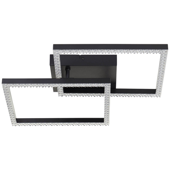 Brilliant Ranni LED Deckenleuchte 41x41cm 20W Neutralweiß Schwarz G80775/06
