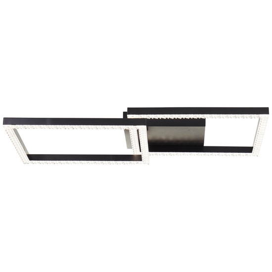 Brilliant Ranni LED Deckenleuchte 41x41cm 20W Neutralweiß Schwarz G80775/06