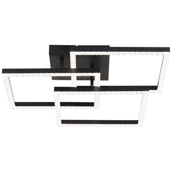 Brilliant Ranni LED Deckenleuchte 46,x46,5cm 28W Neutralweiß Schwarz G80776/06