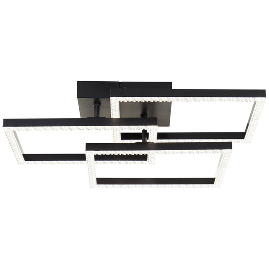 Brilliant Ranni LED Deckenleuchte 46,x46,5cm 28W Neutralweiß Schwarz G80776/06