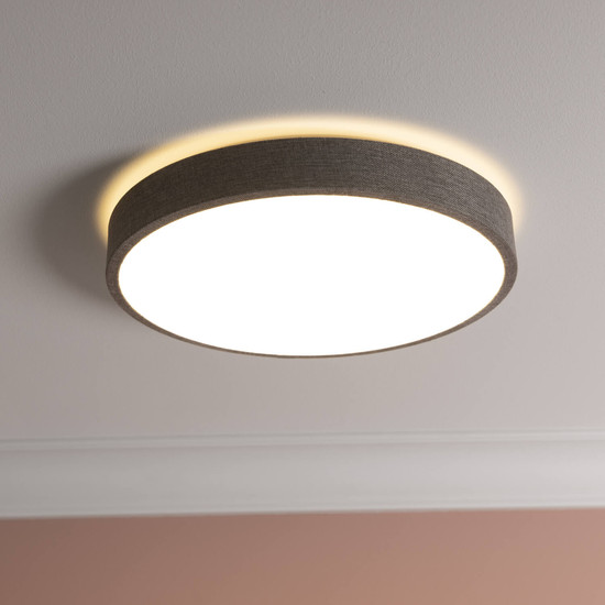 Brilliant Filiz LED Deckenleuchte 38,5cm 24W Warmweiß Weiß Grau G80820/70
